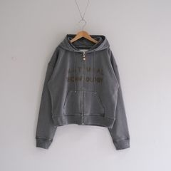 GEO ZIP HOODIE / ジップアップ / パーカー /  BLACK