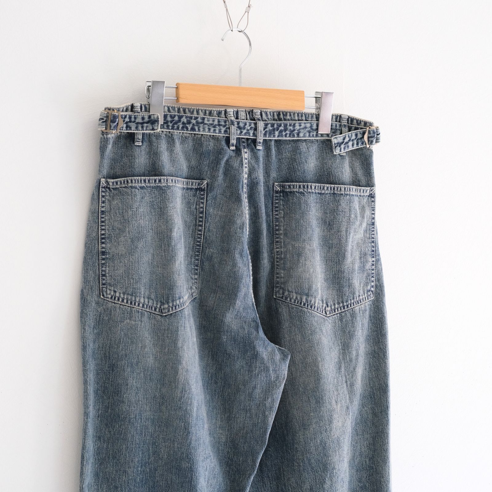 FADED LIGHT DENIM WORK PANTS（FADED BLUE）