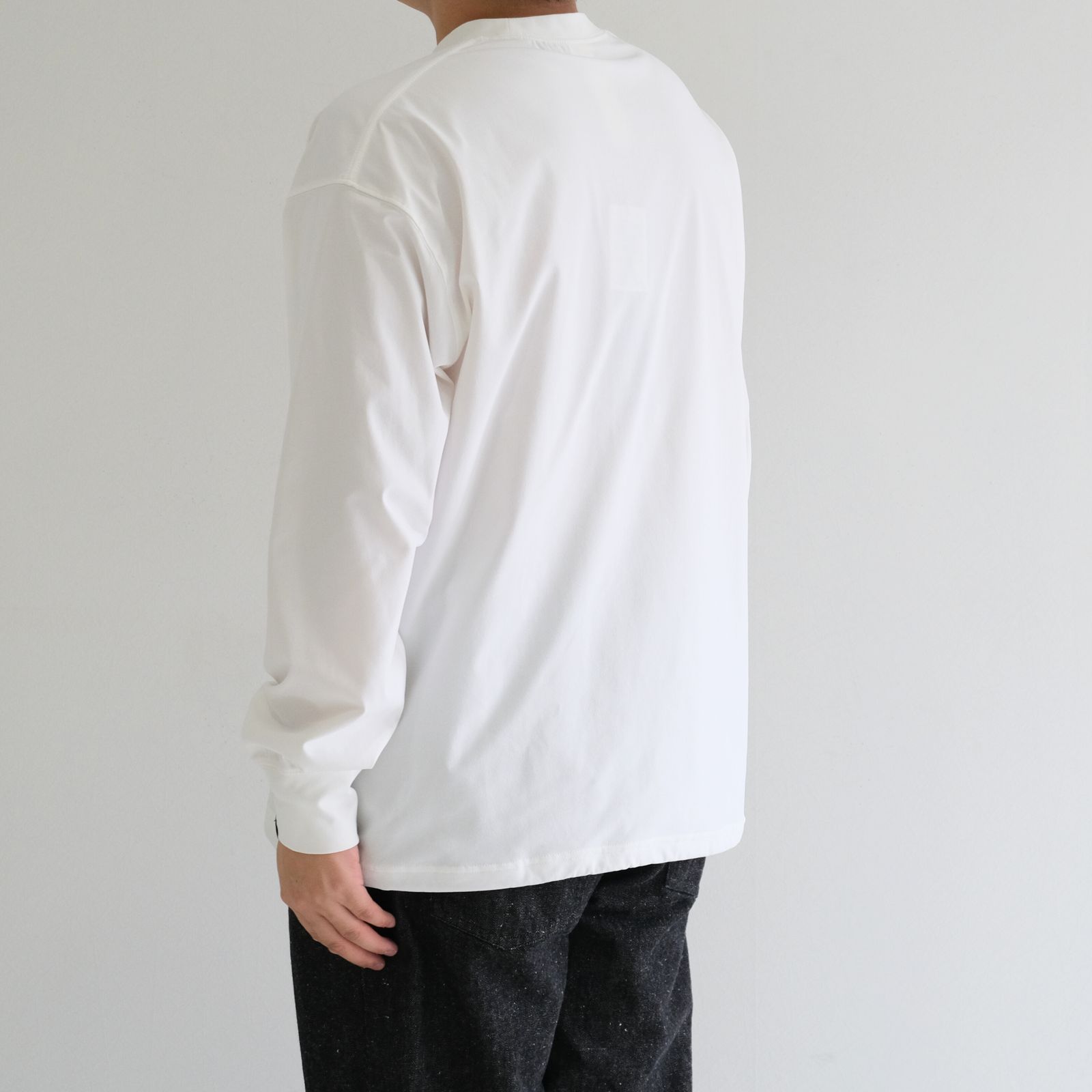 DRY DRAW CORD LONG SLEEVE T-SHIRTS / ロングスリーブTシャツ / UPF50＋ / 紫外線カット / OFF WHITE