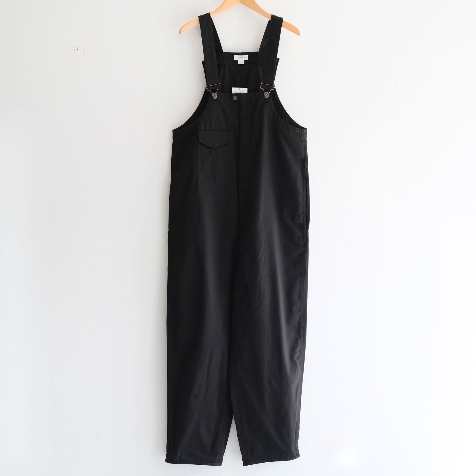 BOMBER OVERALL / オーバーオール / コットン / BLACK