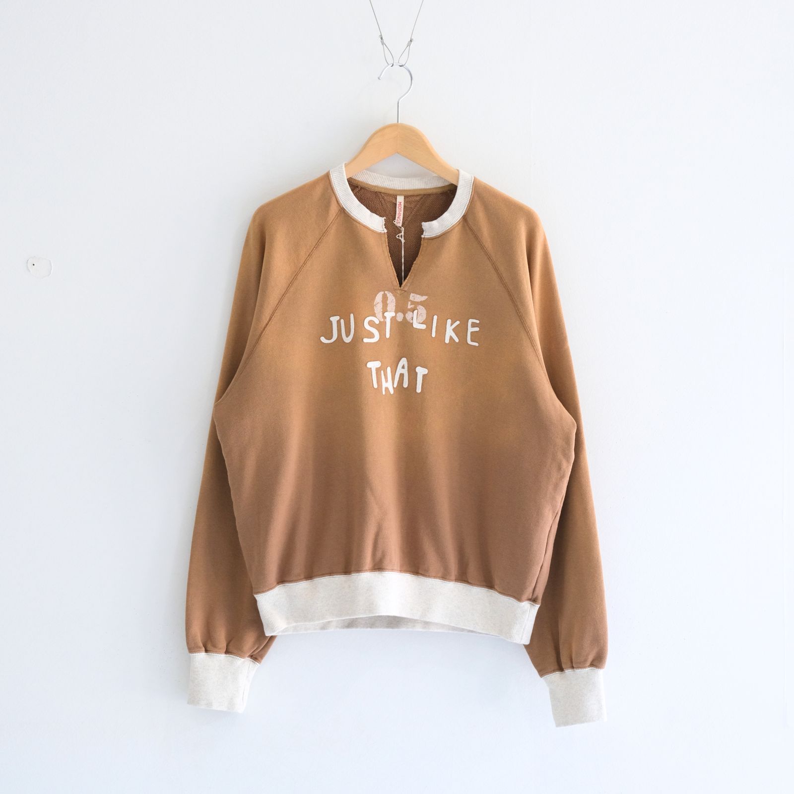 【残り1点】THE THIRD SWEATSHIRT VINTAGE（VINTAGE CAMEL）
