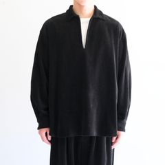 【残り1点】Corduroy Skipper Shirts（Black）
