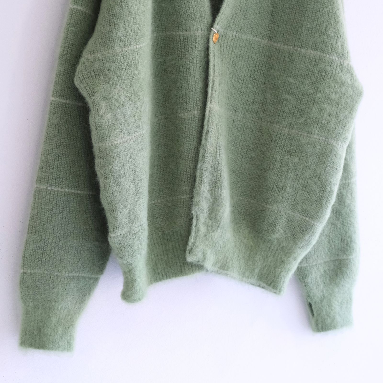 MOHAIR BOARDER CARDIGAN（GREEN）
