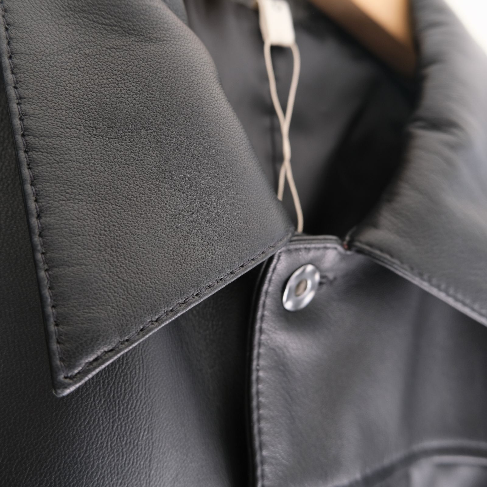 TRUCKER JACKET / ジャケット / レザージャケット / トラッカージャケット / SHEEP SKIN / 羊革 / BLACK