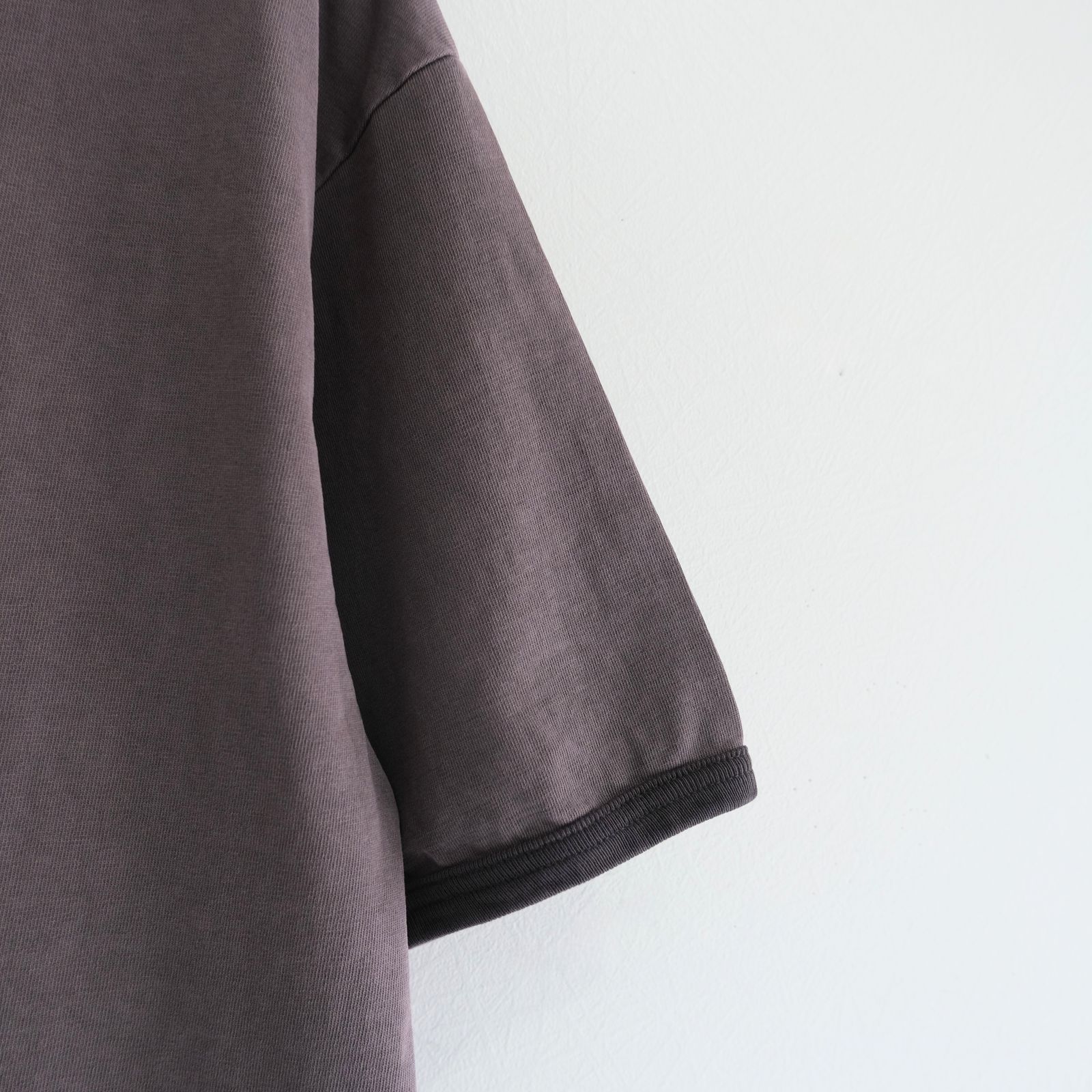 Homeboy Garment Ringer Tee / ホームボーイ ガーメント リンガーTシャツ（CHARCOAL BROWN）