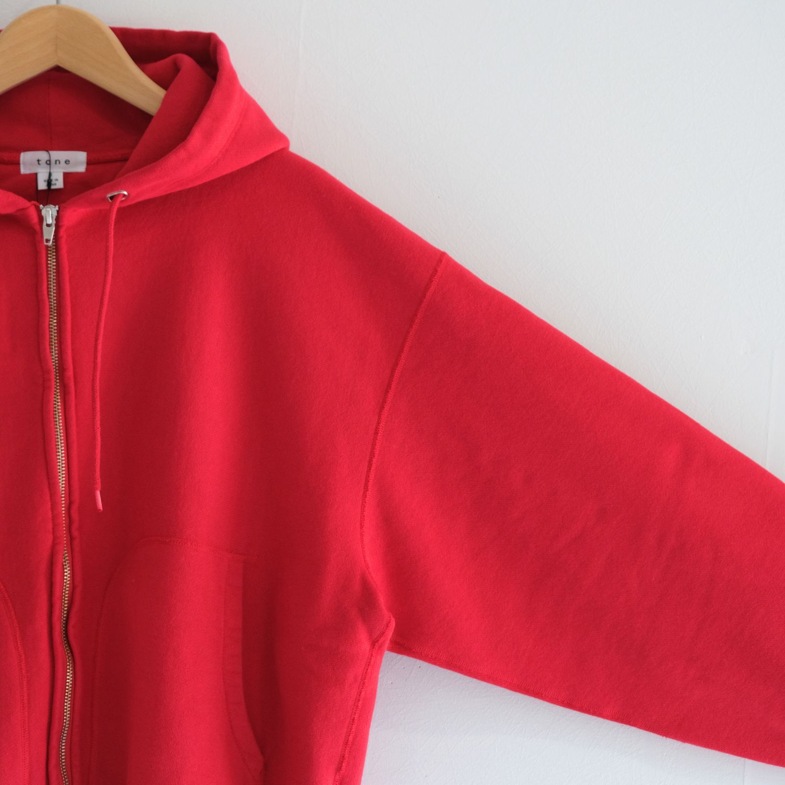 ZIP UP PARKA / ジップアップパーカー / RED