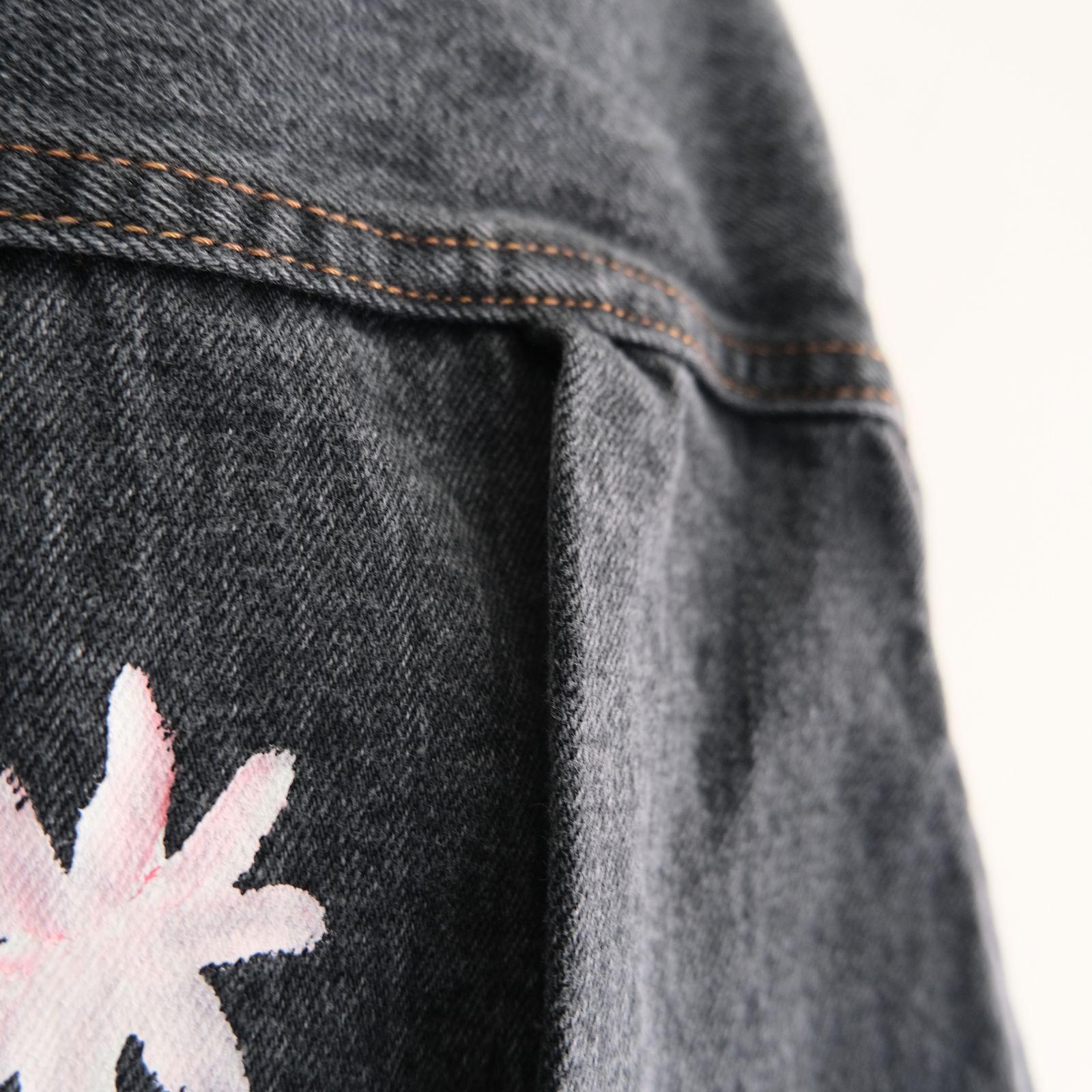 "ROEBUCK" Type-50s Hand Painted Jacket feat. MIO YAMAMOTO / 「ROEBUCK」タイプ50s ハンドペイントジャケット feat. ミオ ヤマモト（BLACK）