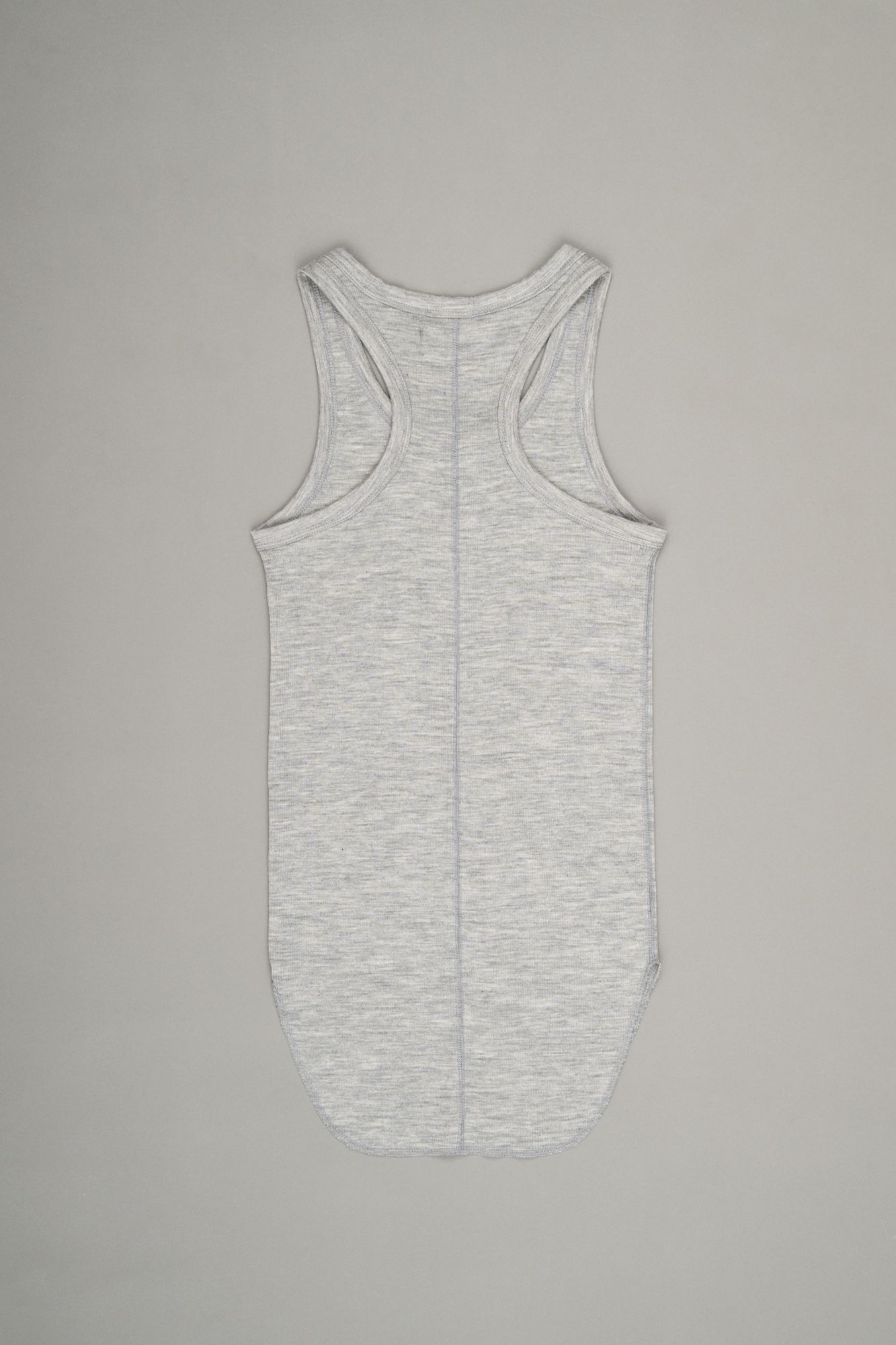 Henley Neck Tank Top（Heather Gray）