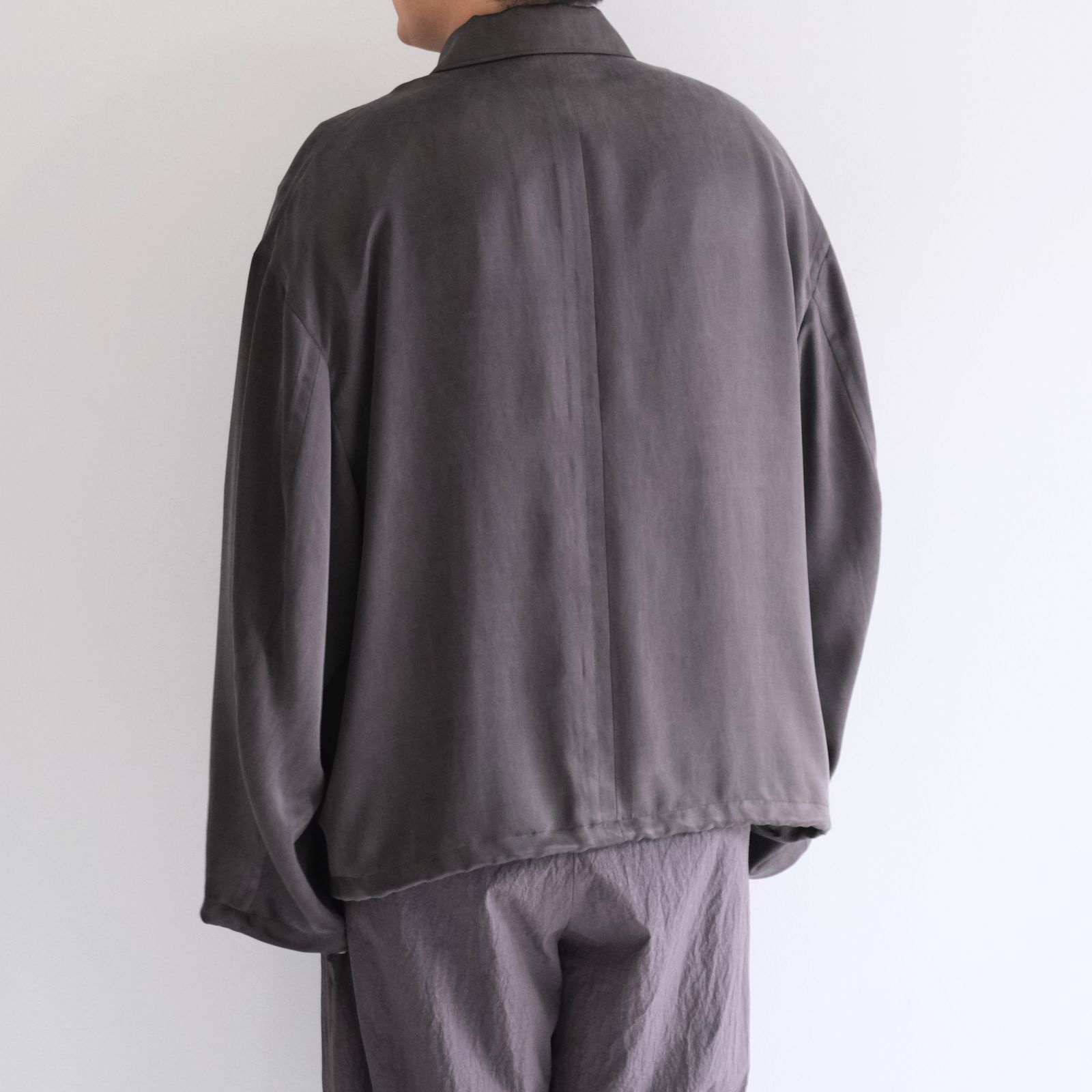 Cupro Drizzler JKT / キュプロ ドリズラー ジャケット（Gray）