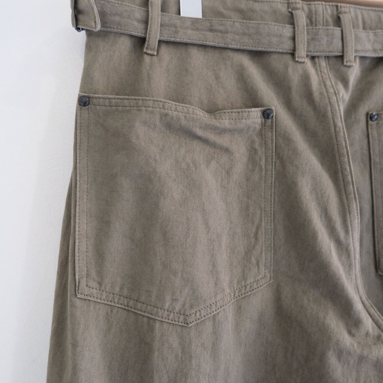 FADED CORKSCREW TWILL WORK PANTS（FADED BROWN）