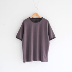 Homeboy Garment Ringer Tee / ホームボーイ ガーメント リンガーTシャツ（CHARCOAL BROWN）