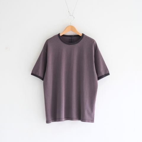 Homeboy Garment Ringer Tee / ホームボーイ ガーメント リンガーTシャツ（CHARCOAL BROWN）