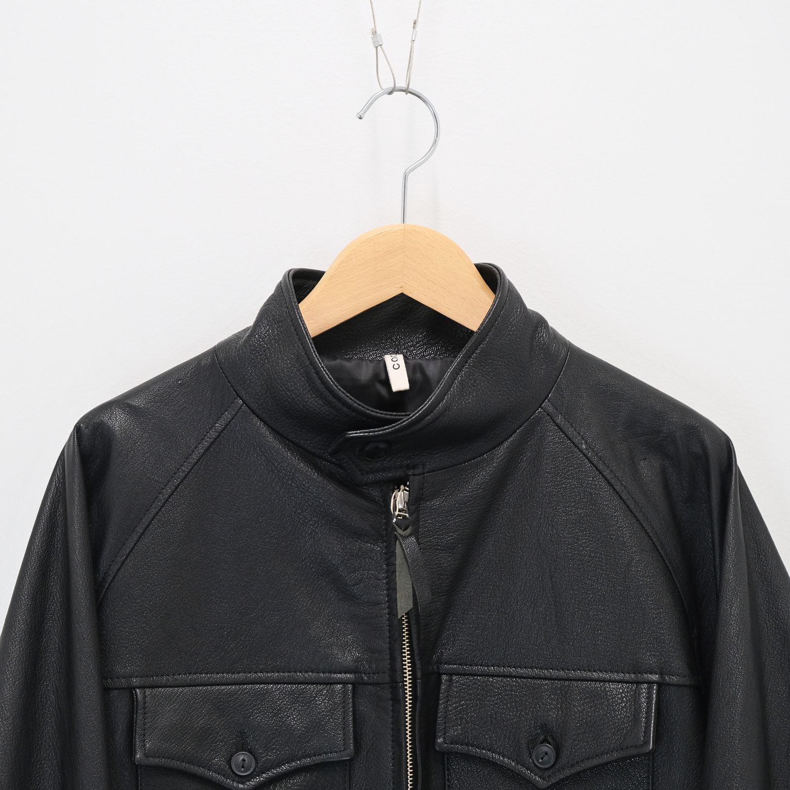 STAND COLLAR BLOUSON / レザージャケット / ゴートレザー