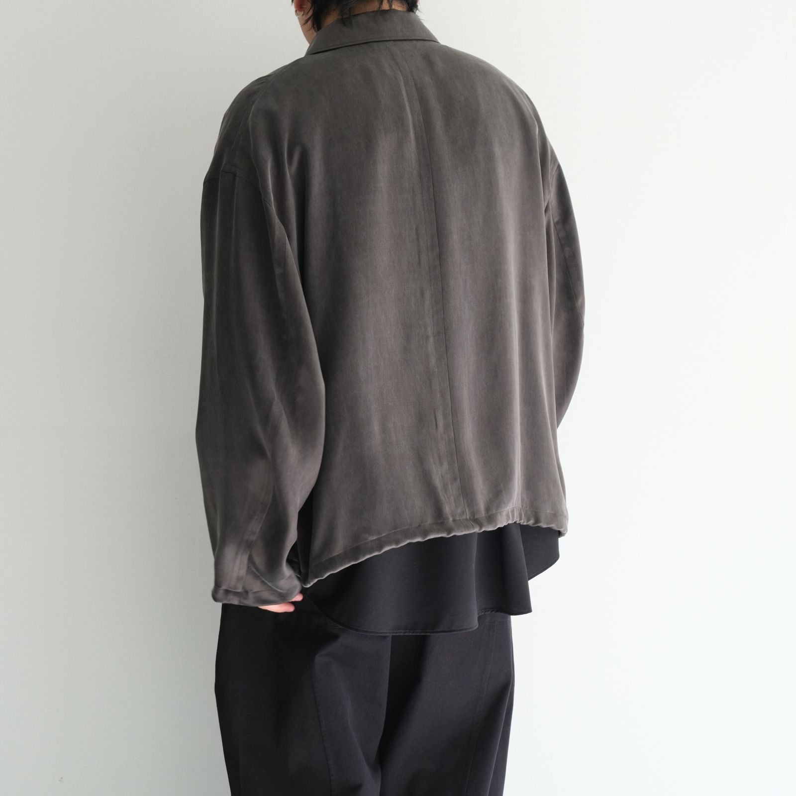 Cupro Drizzer JKT / ジャケット / ドリズラージャケット / キュプラ / Gray