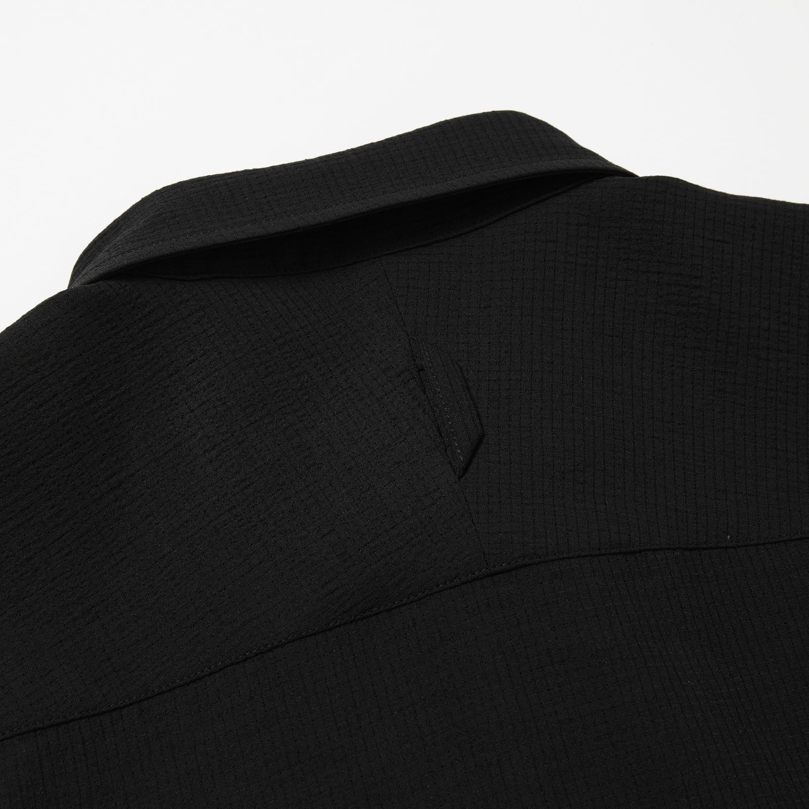 【入荷時期：2026年2月頃】Breathable Linen Luggage L/S SH / シャツ / 長袖 / DotAir® / OFF BLACK
