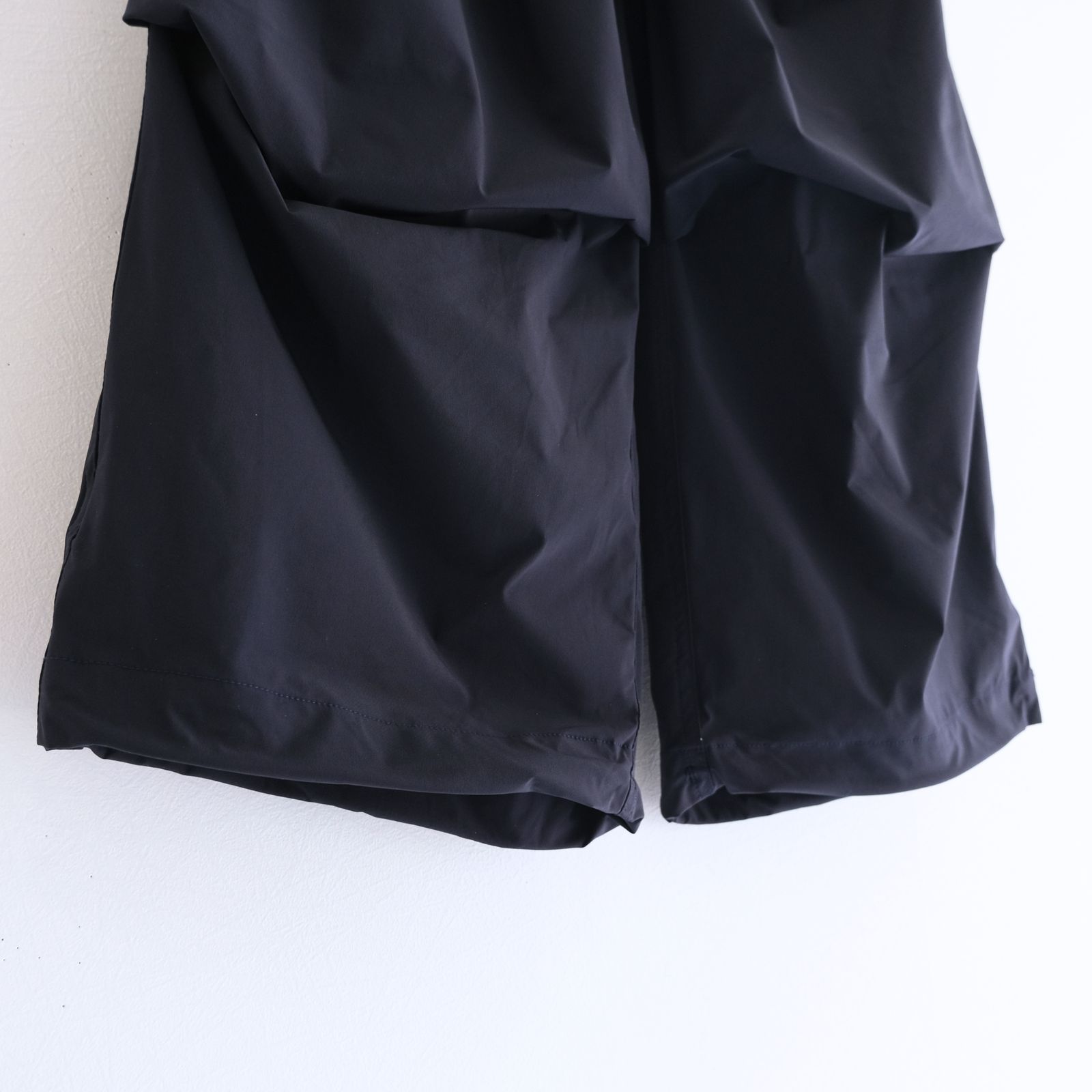 _163 / ライクラ 裏タックパンツ/（DARK NAVY）