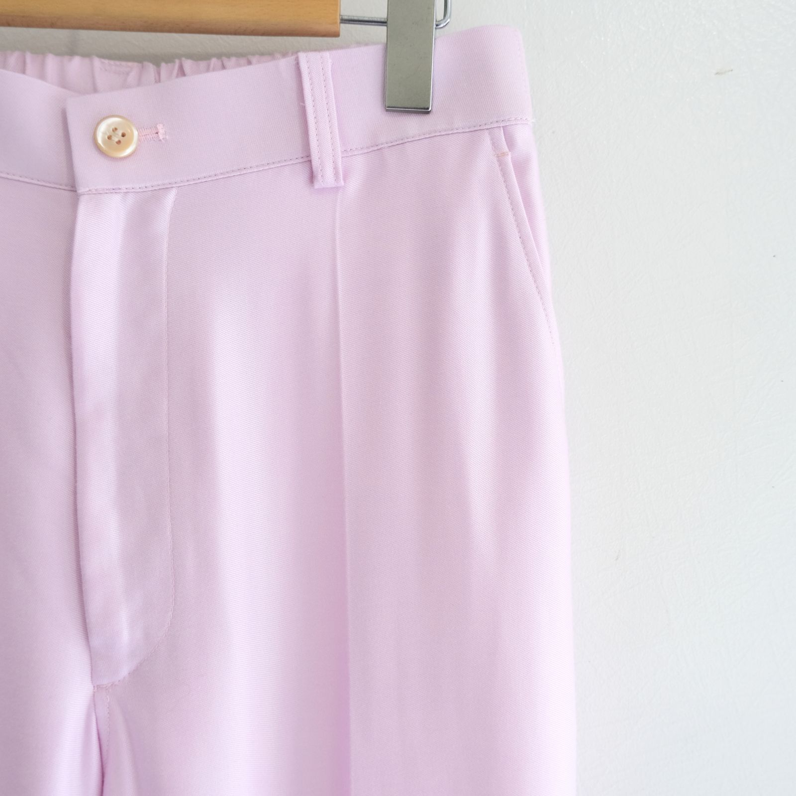 【残り1点】WIDE EASY FLARE TROUSERS  - Heavy Cupra -（Pink）