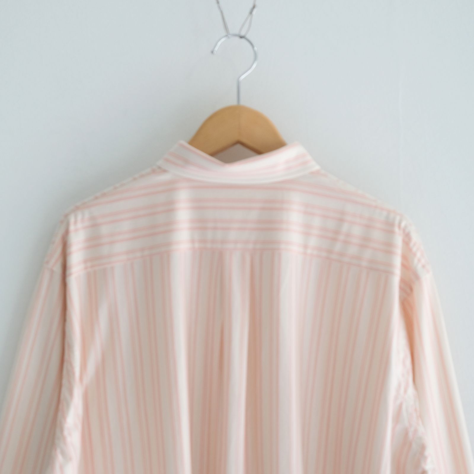 46G Atmosphere Stripe L/S Shirt / シャツ / ピンク / ストライプ