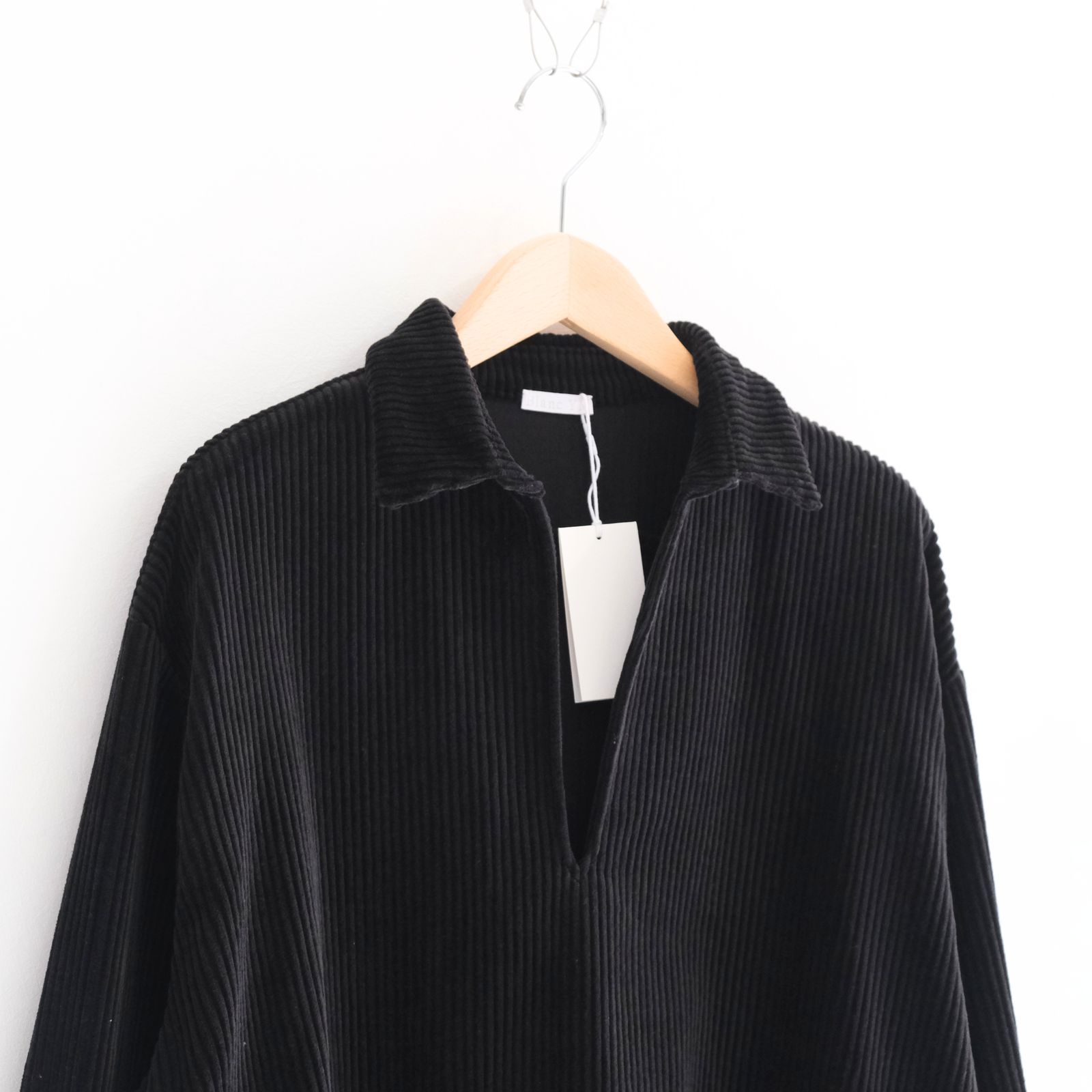 【残り1点】Corduroy Skipper Shirts（Black）