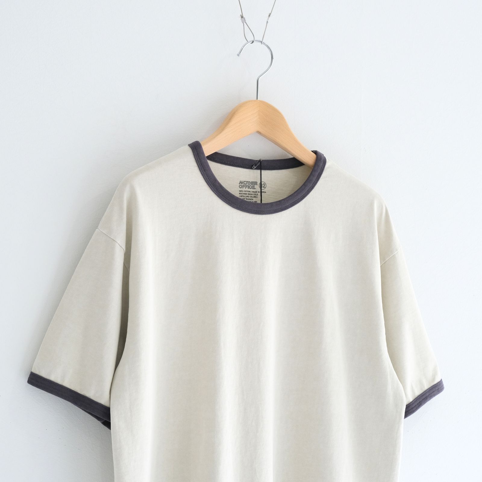 Homeboy Garment Ringer Tee / ホームボーイ ガーメント リンガーTシャツ（LIGHT SAND）