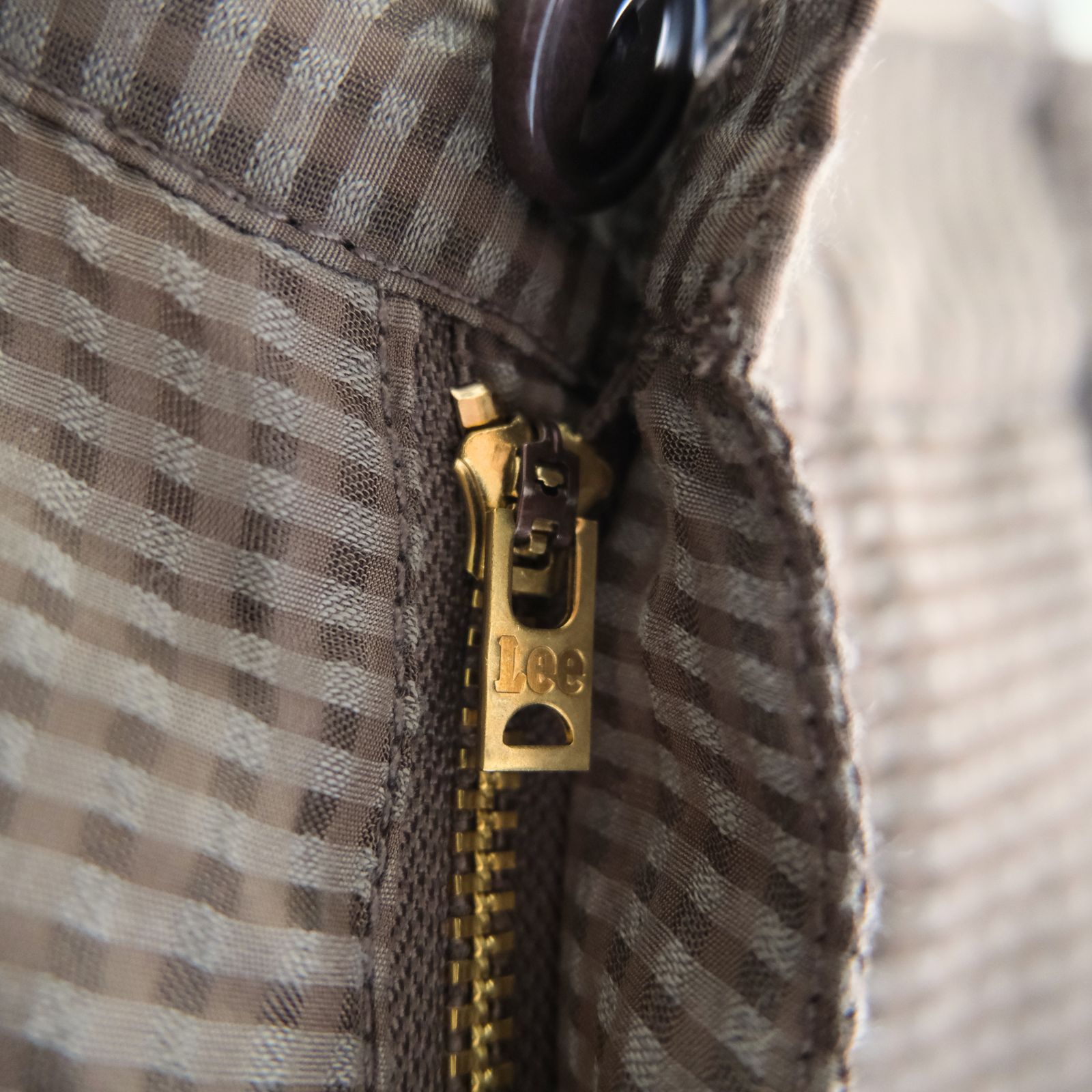 Lee / SEVEN BY SEVEN  / SHEER COWBOY PANTS ‐Gingham Check Indian fabric‐ /