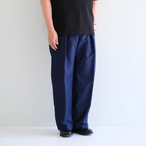 Indigo mole skin Stam / パンツ / モールスキン / インディゴ / ブルー