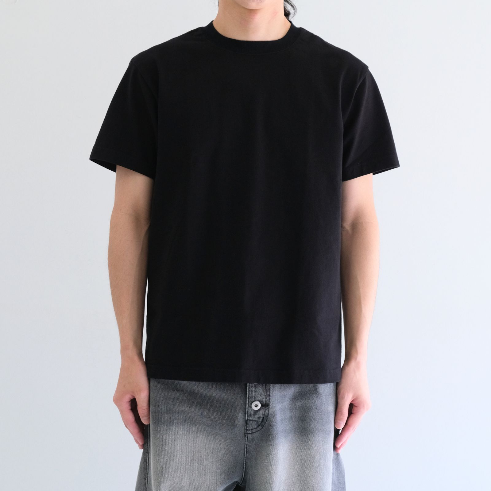 NEW BASIC T-SHIRT〈SHORT SLEEVE〉（BLACK）