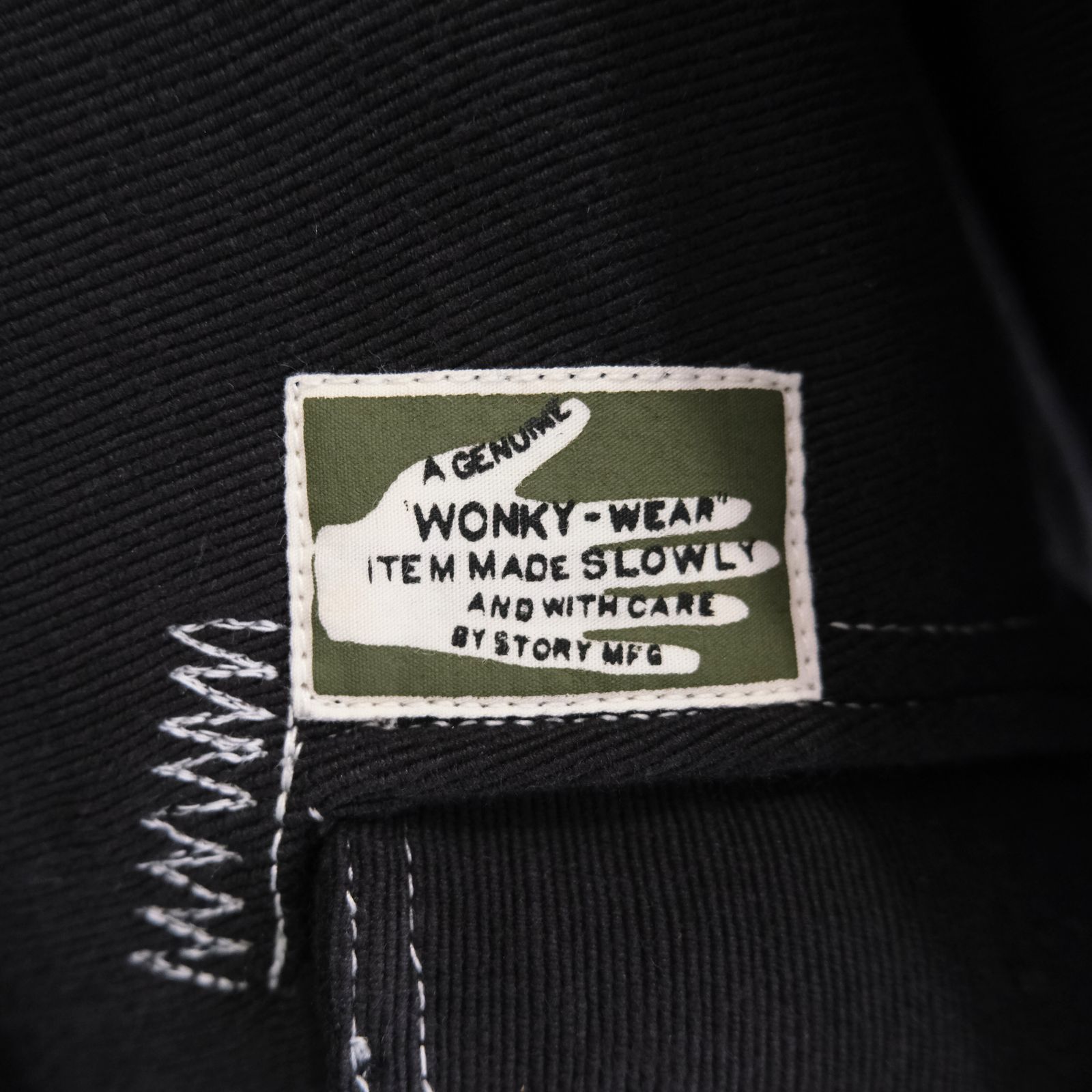 BRAMBLE PARKA / コート / フィッシュテールパーカー/ コットン / Wonky-Wear / BLACK