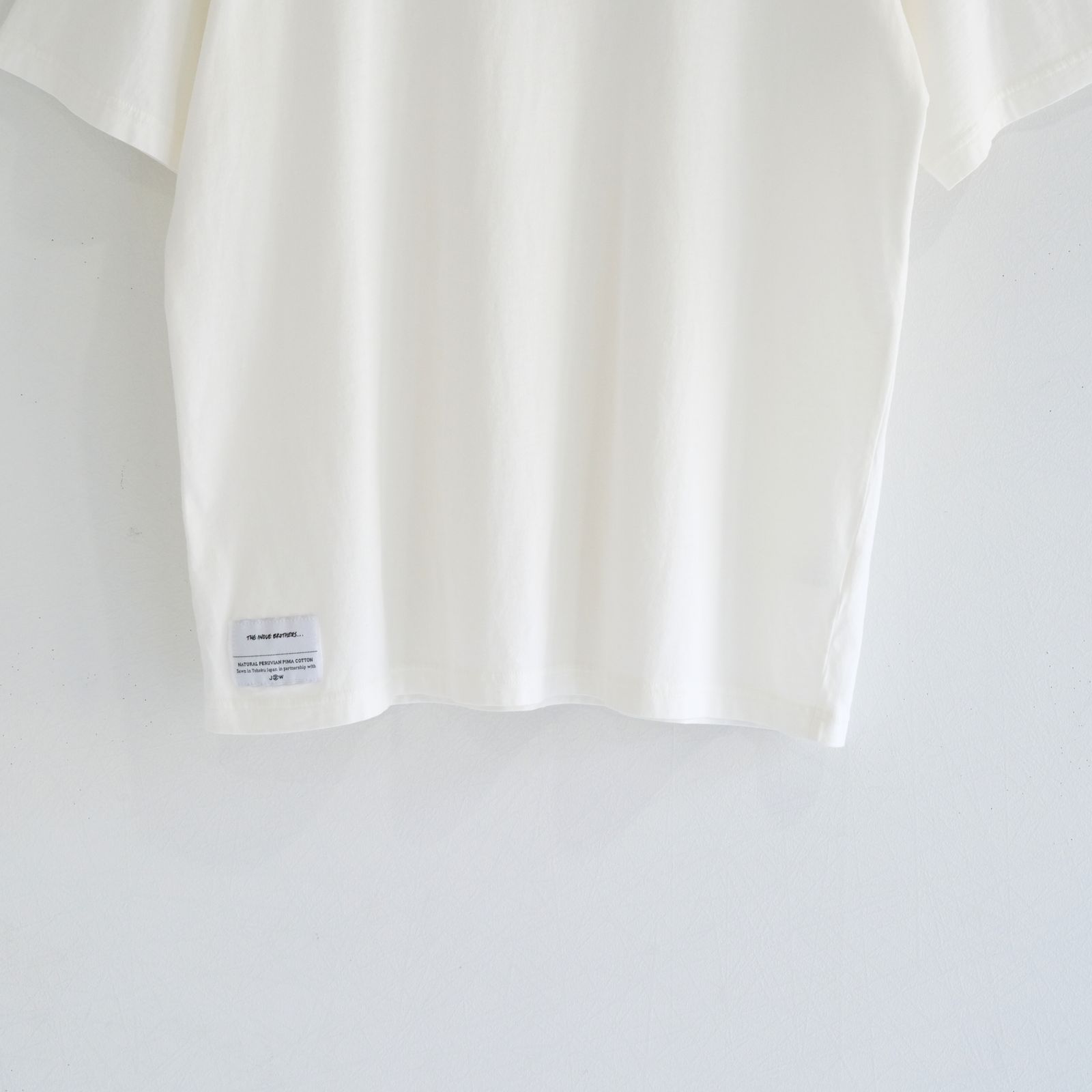 T-shirt / Tシャツ / 天然ピマコットン / WHITE