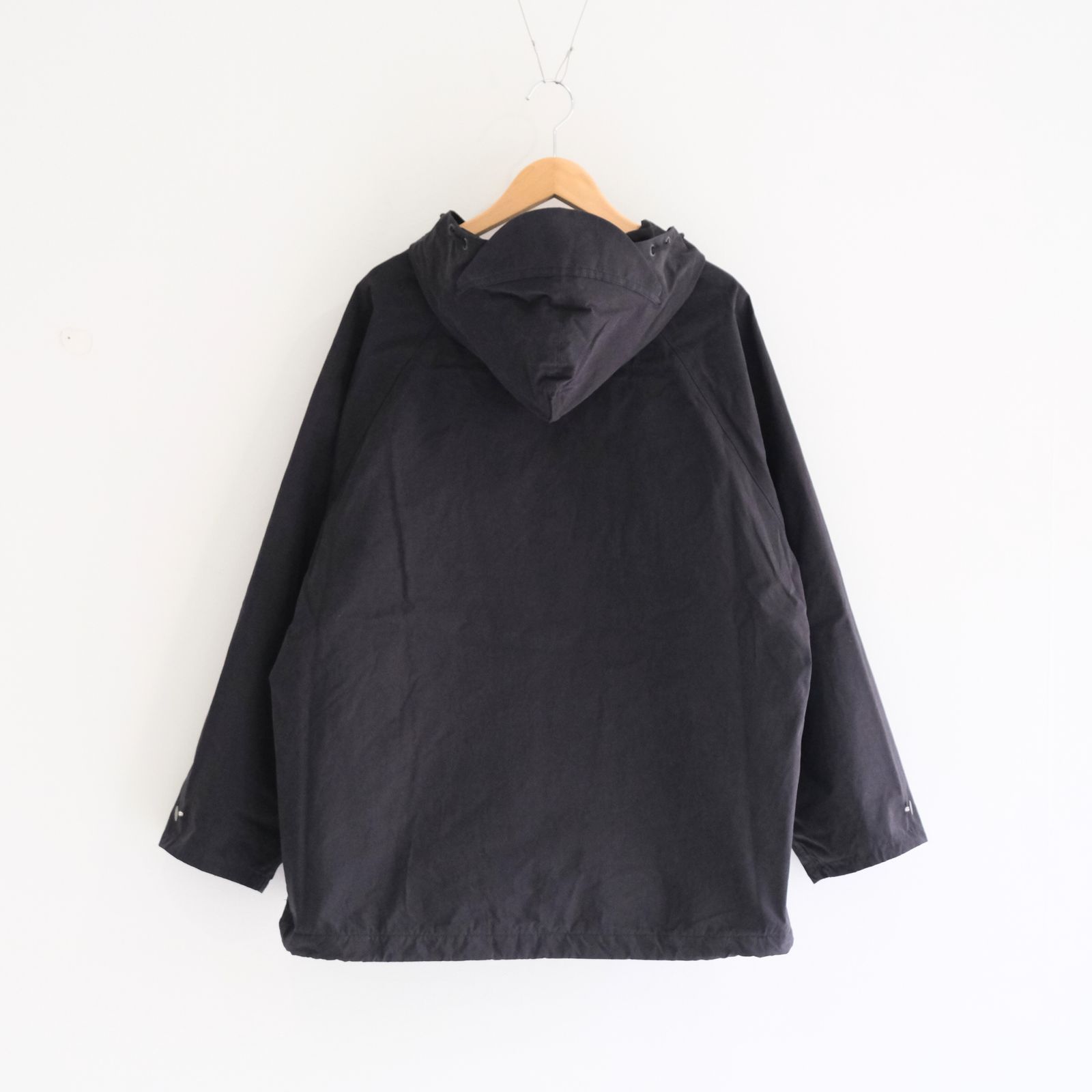 WAXED WEATHER PARKA / プルオーバー / パーカー / ワックス加工 / INK BLACK