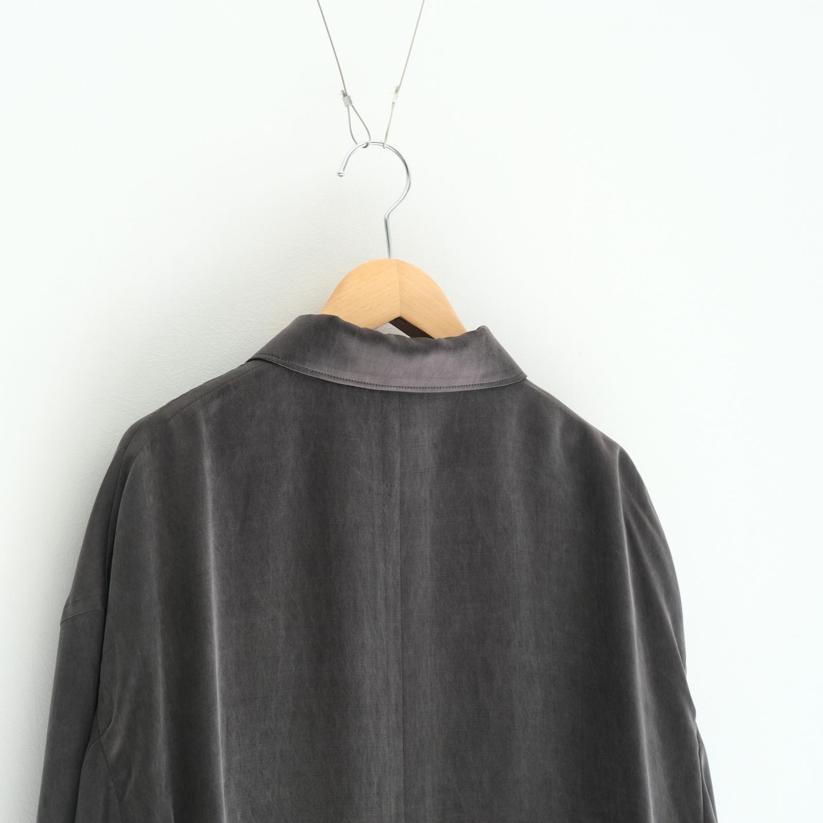 Cupro Drizzer JKT / ジャケット / ドリズラージャケット / キュプラ / Gray