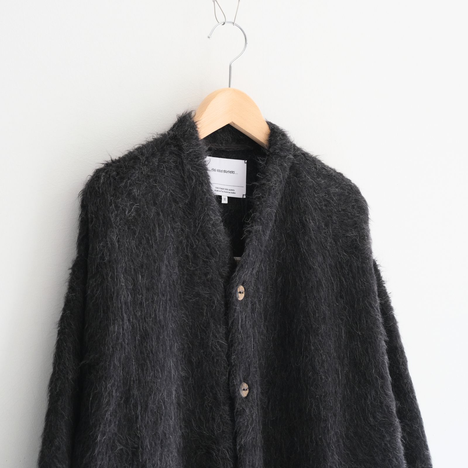Suri Alpaca Cardigan / カーディガン / アルパカ / スリアルパカ / Black