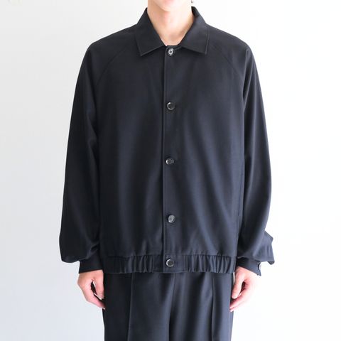 【残り1点】MESH WOOLEN RAGLAN BLOUSON（LIBERTY NAVY）