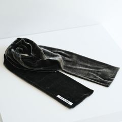VELVET STOLE ‐Silk Rayon‐ / ストール / シルク / レーヨン / ベルベット / Black