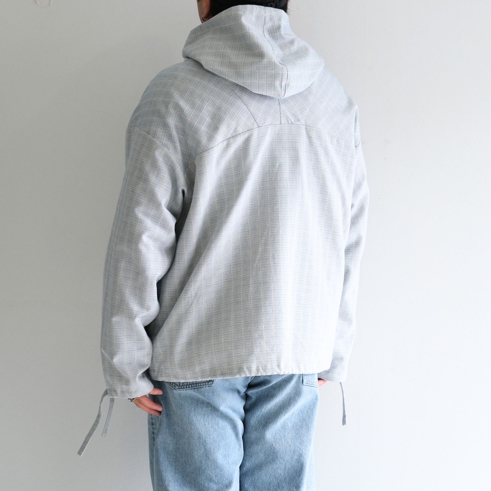 "JONATHAN" Oversized Anorak Parka / アノラックパーカー / L.BLUE