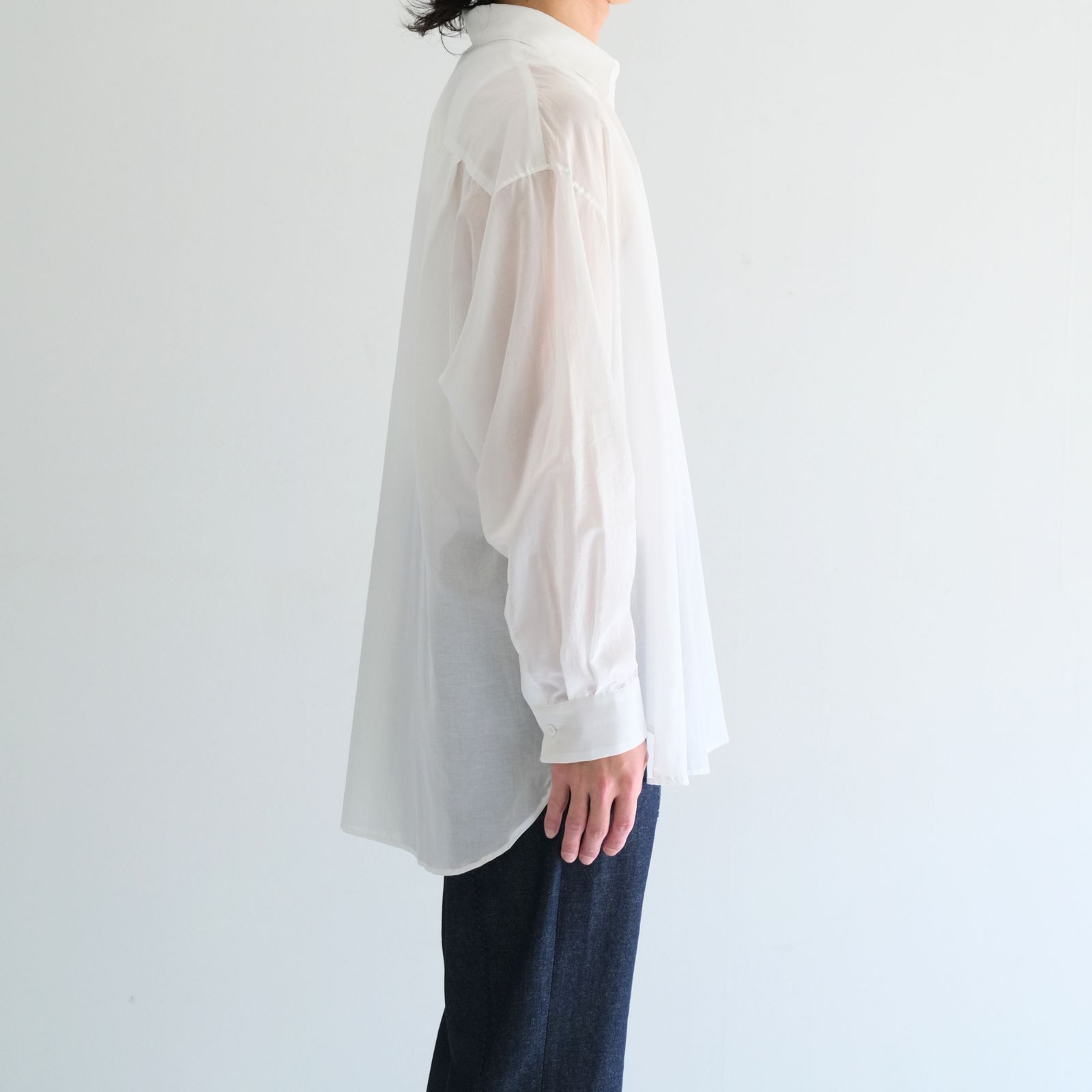 Superior Cotton Wide Shirts / スペリオール コットン ワイド シャツ（White）