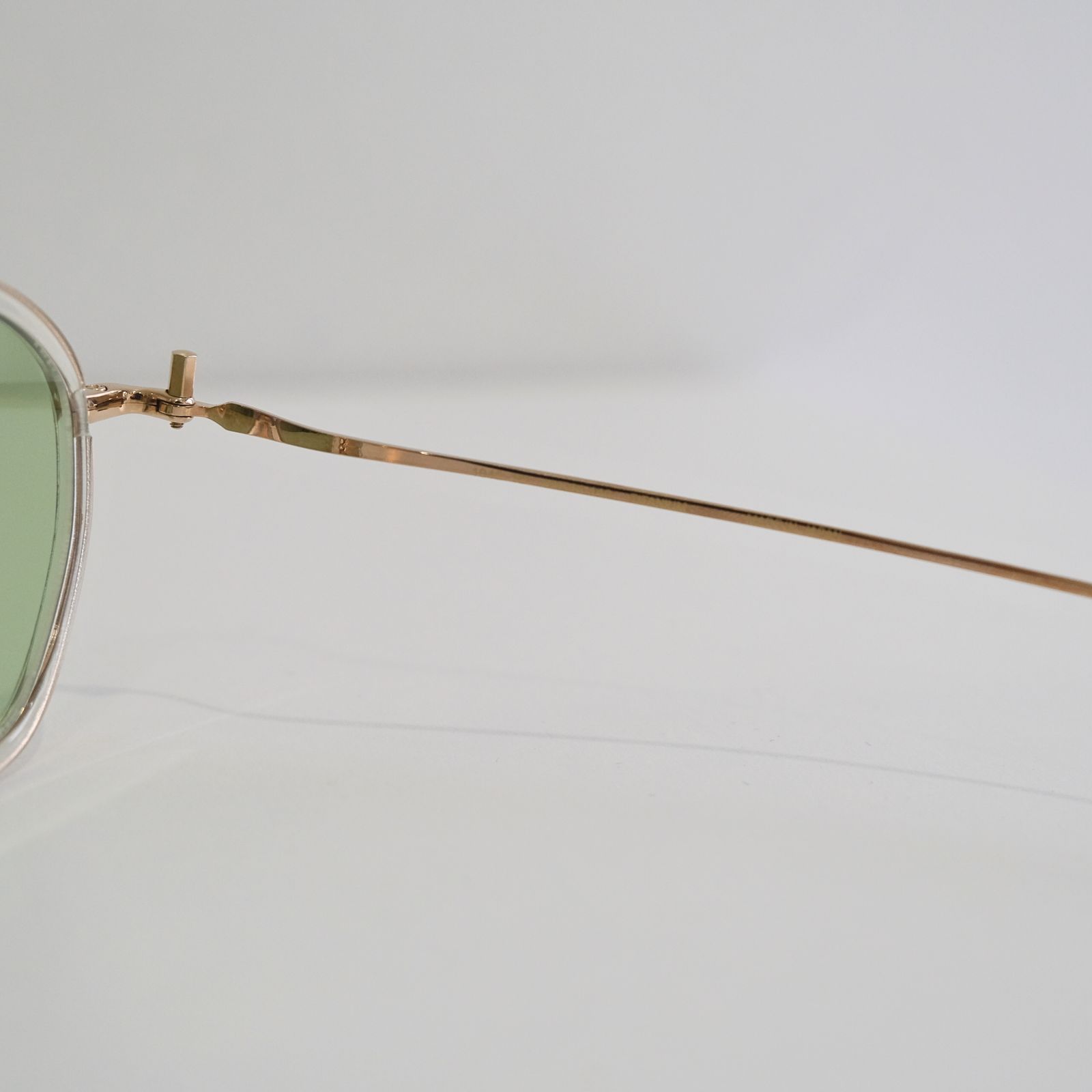 1042SG / clear × gold / IGUANA GREEN / サングラス / 眼鏡