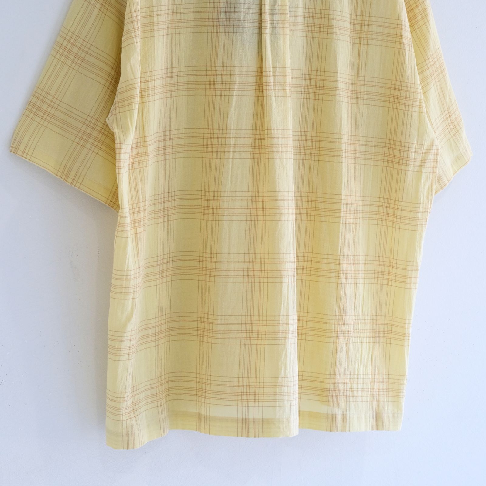 "MERCED" Sheer Through Shirt （YELLO）