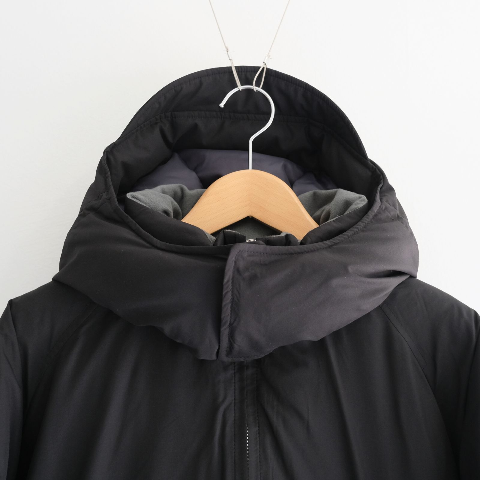 【残り1点】"KATAHDIN"  Water-repellent Down Half Coat（BLACK）