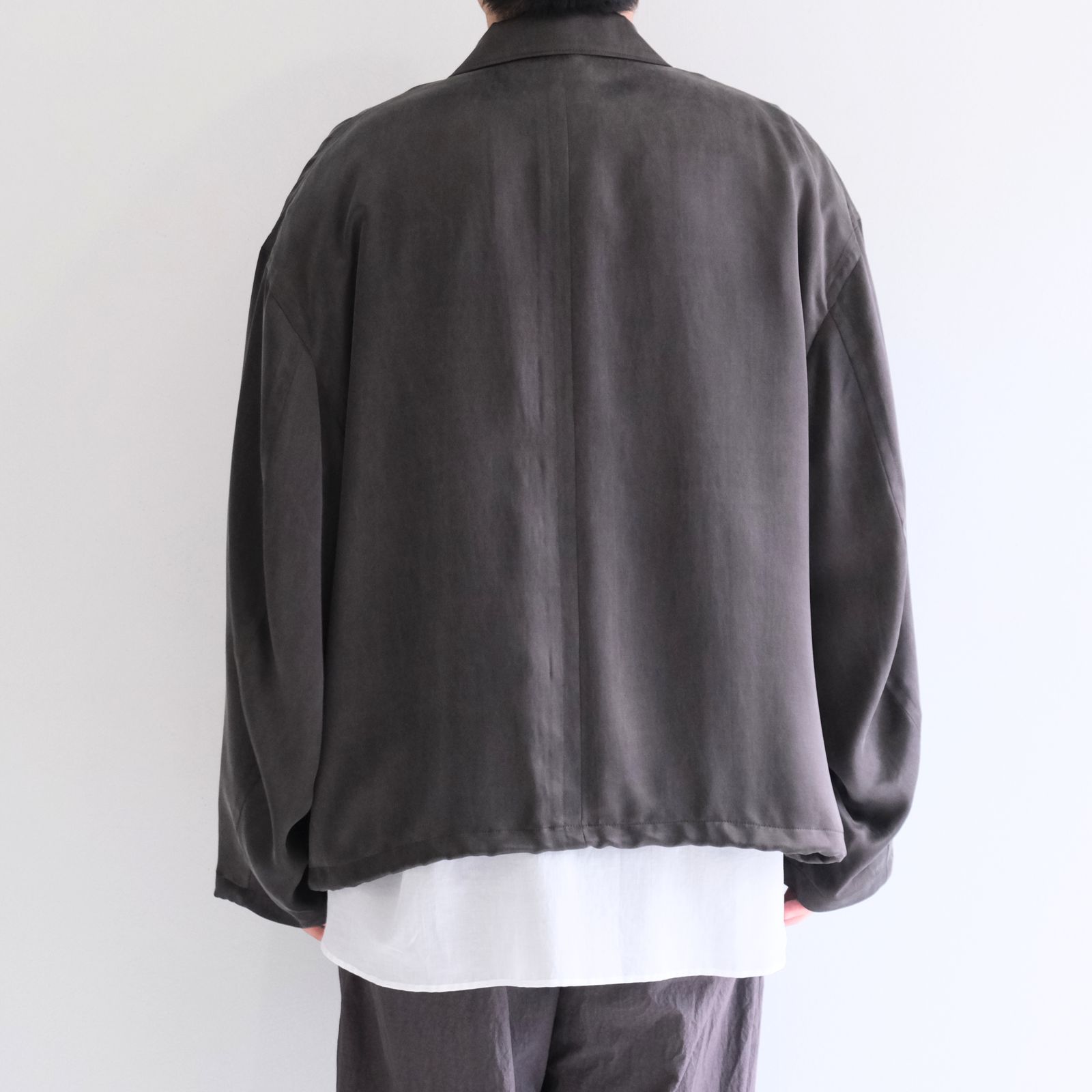 Cupro Drizzler JKT / キュプロ ドリズラー ジャケット（Gray）