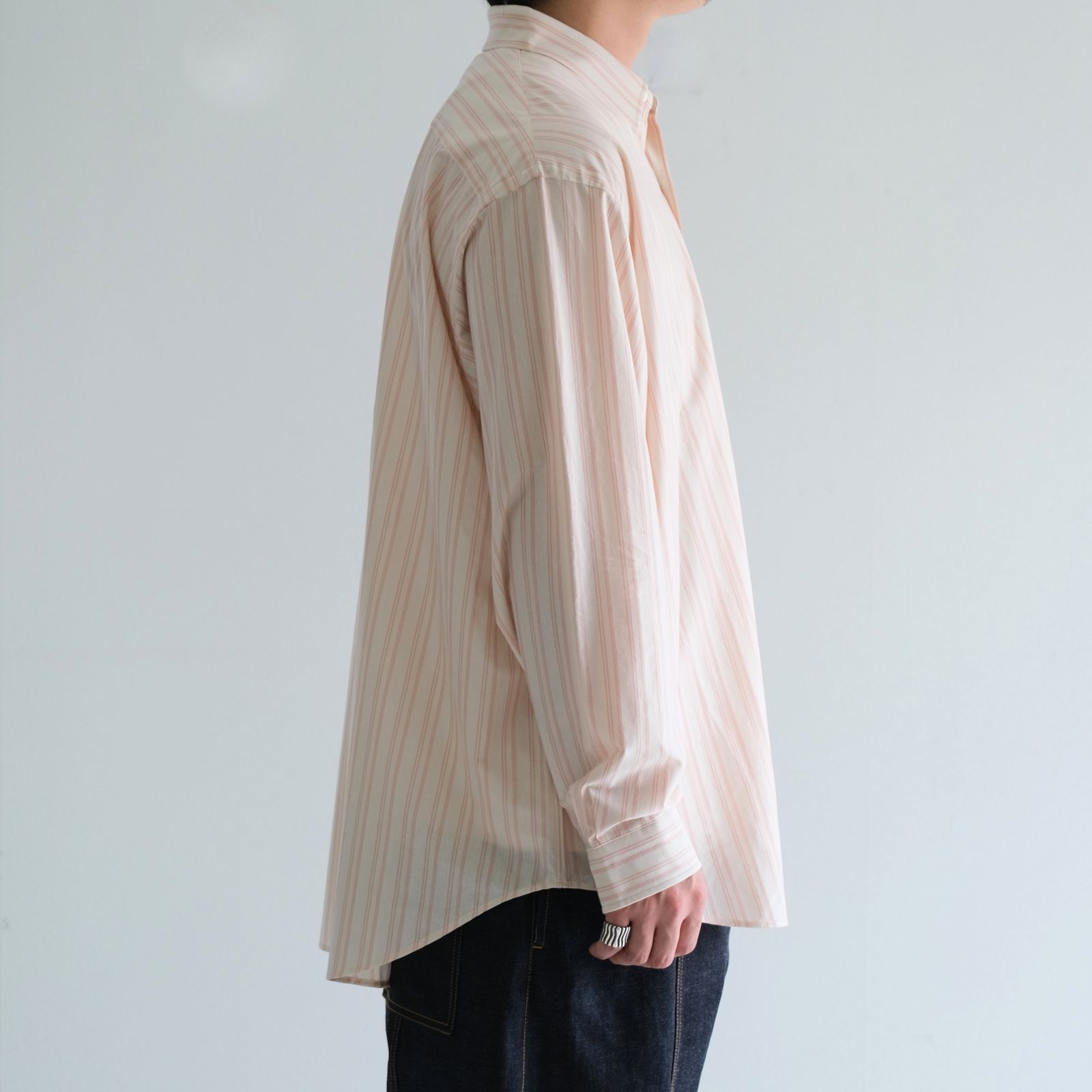 KANEMASA PHIL. - 46G Atmosphere Stripe L/S Shirt / シャツ