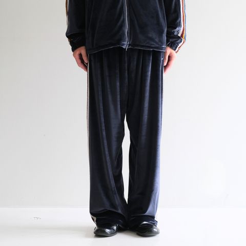 VELOUR TRACK PANT（NAVY）