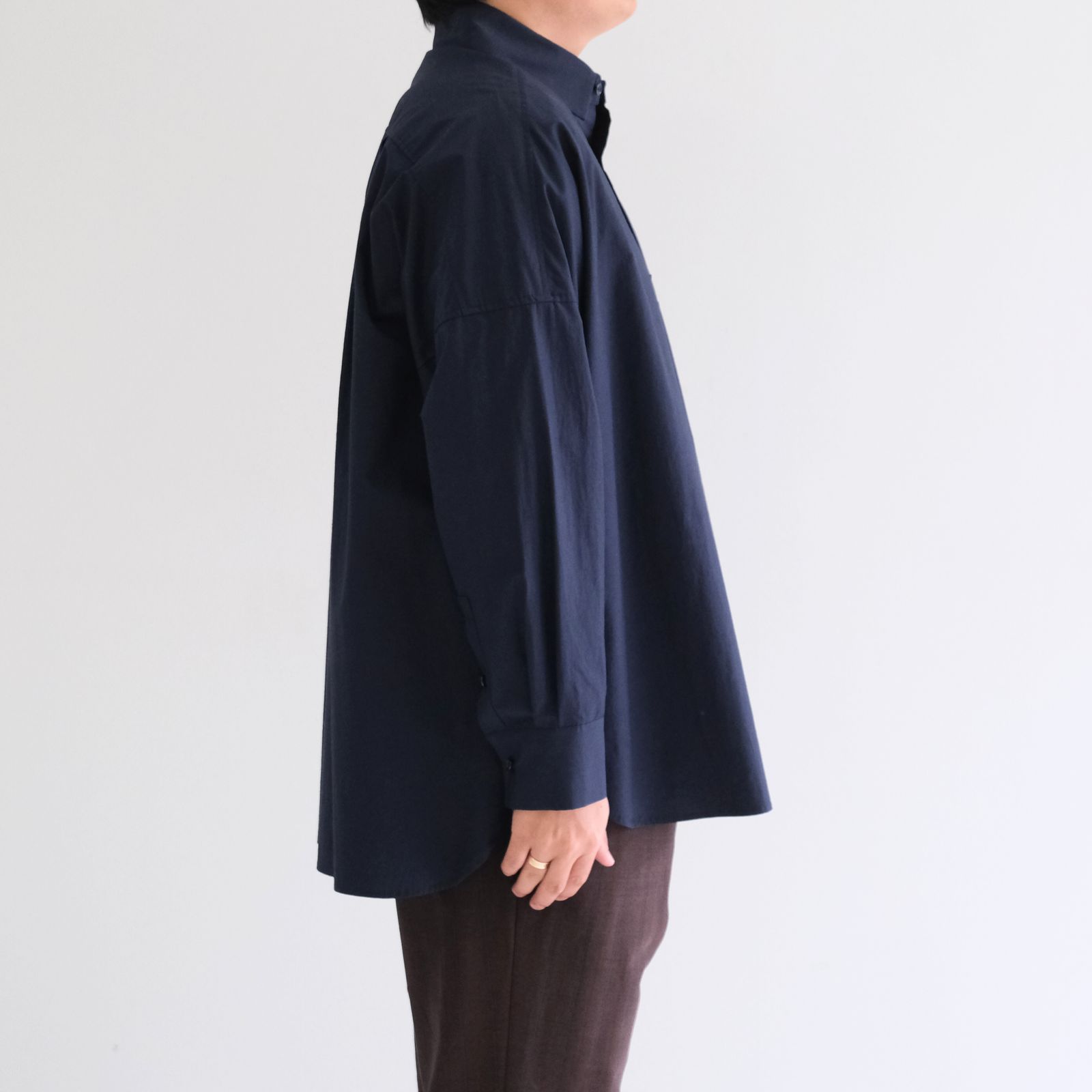 VAKEN - SOLID - / シャツ / NAVY