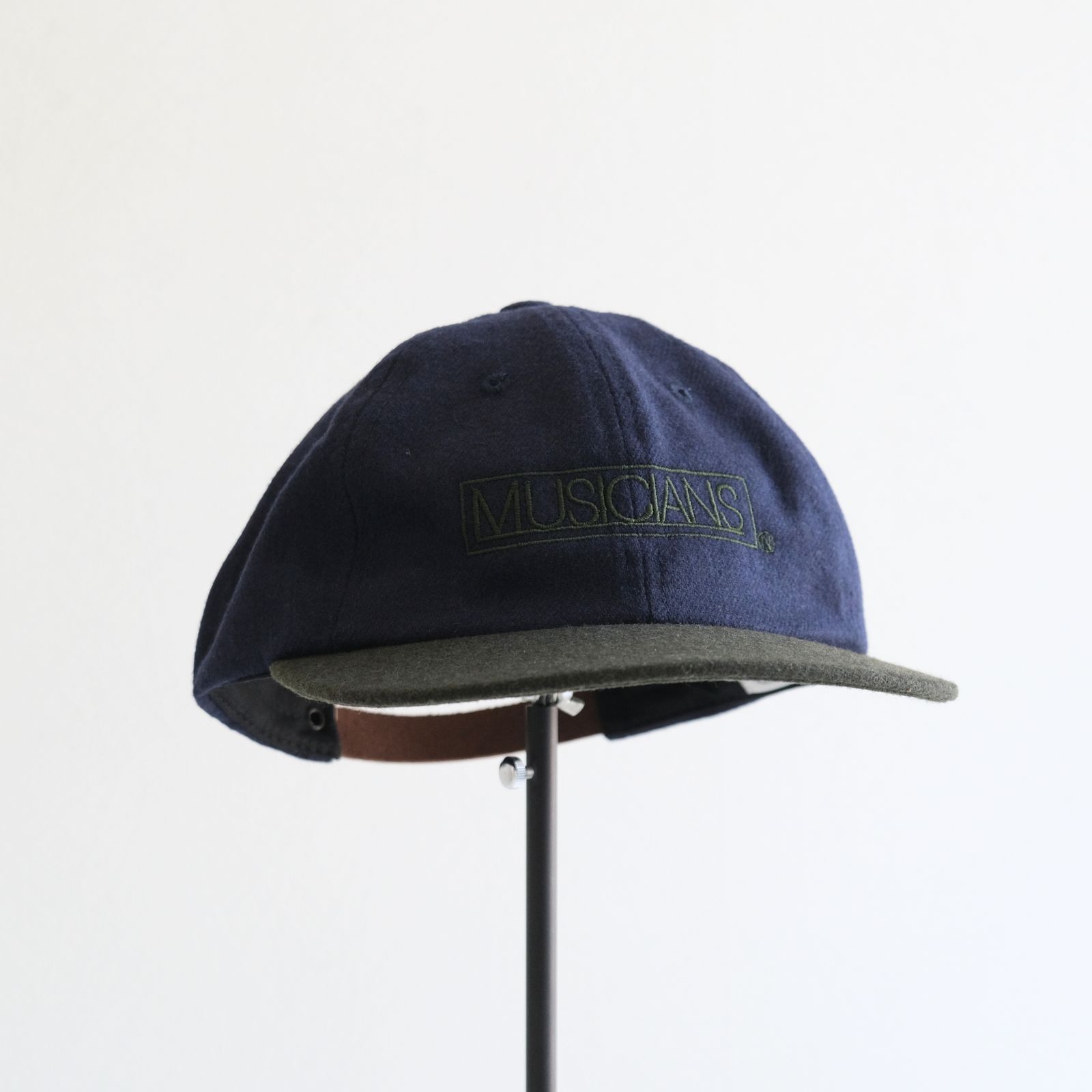 【残り1点】MUSICIANS WOOL B.B CAP（NVY/GRN）