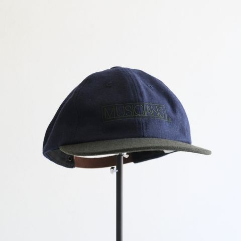 【残り1点】MUSICIANS WOOL B.B CAP（NVY/GRN）