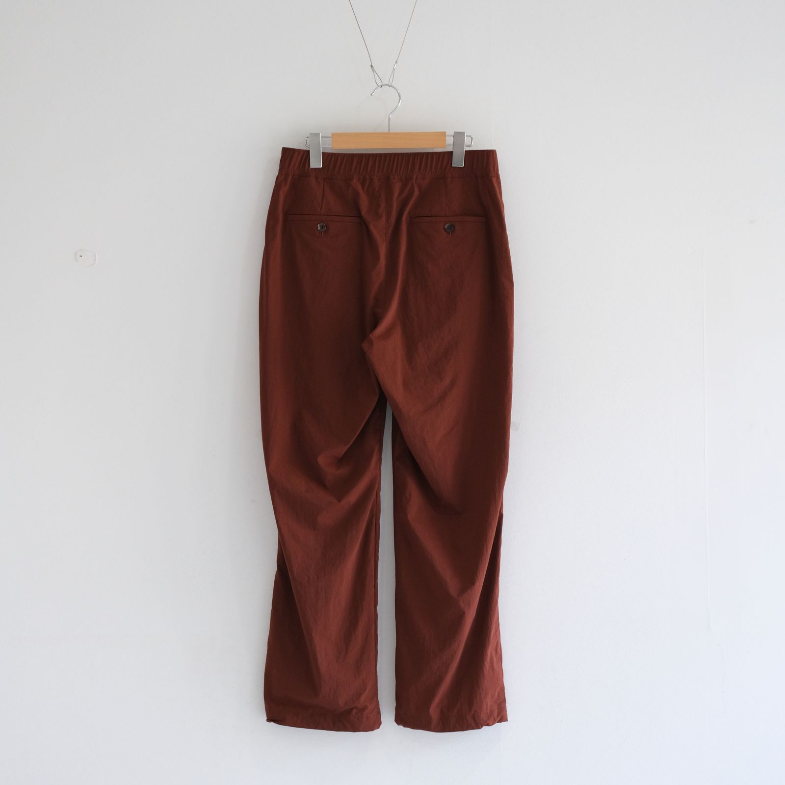 SHIBO NYLON SEASIDE PANTS / ナイロン / BROWN