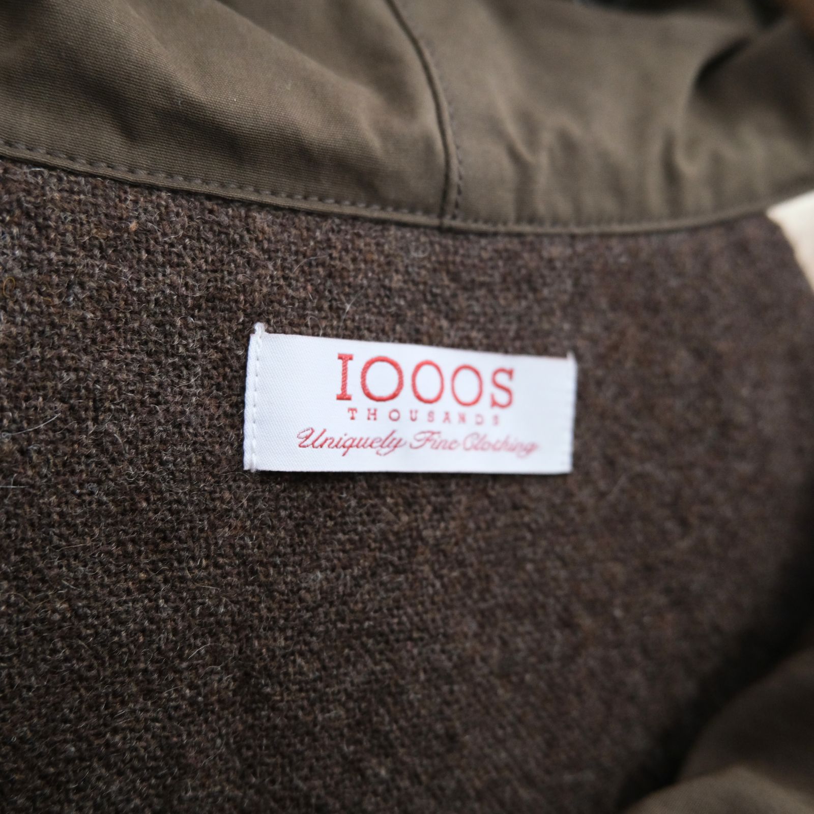 WAXED WEATHER PARKA / プルオーバー / パーカー / ワックス加工 / OLIVE BROWN