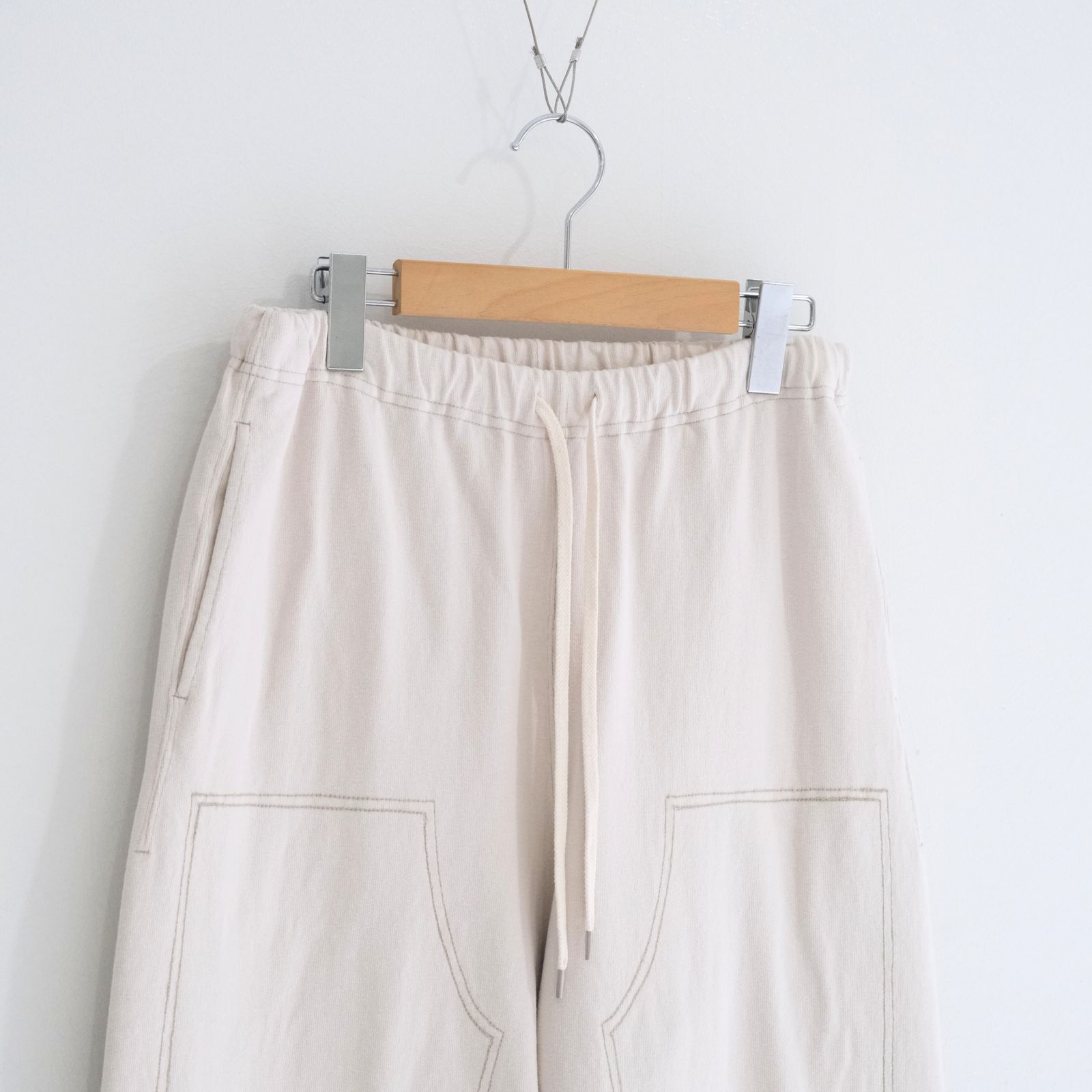 CONTRADICT SWEAT PANTS / パンツ/ スウェット / ダブルニー / 裏毛素材 / SHADOW WHITE
