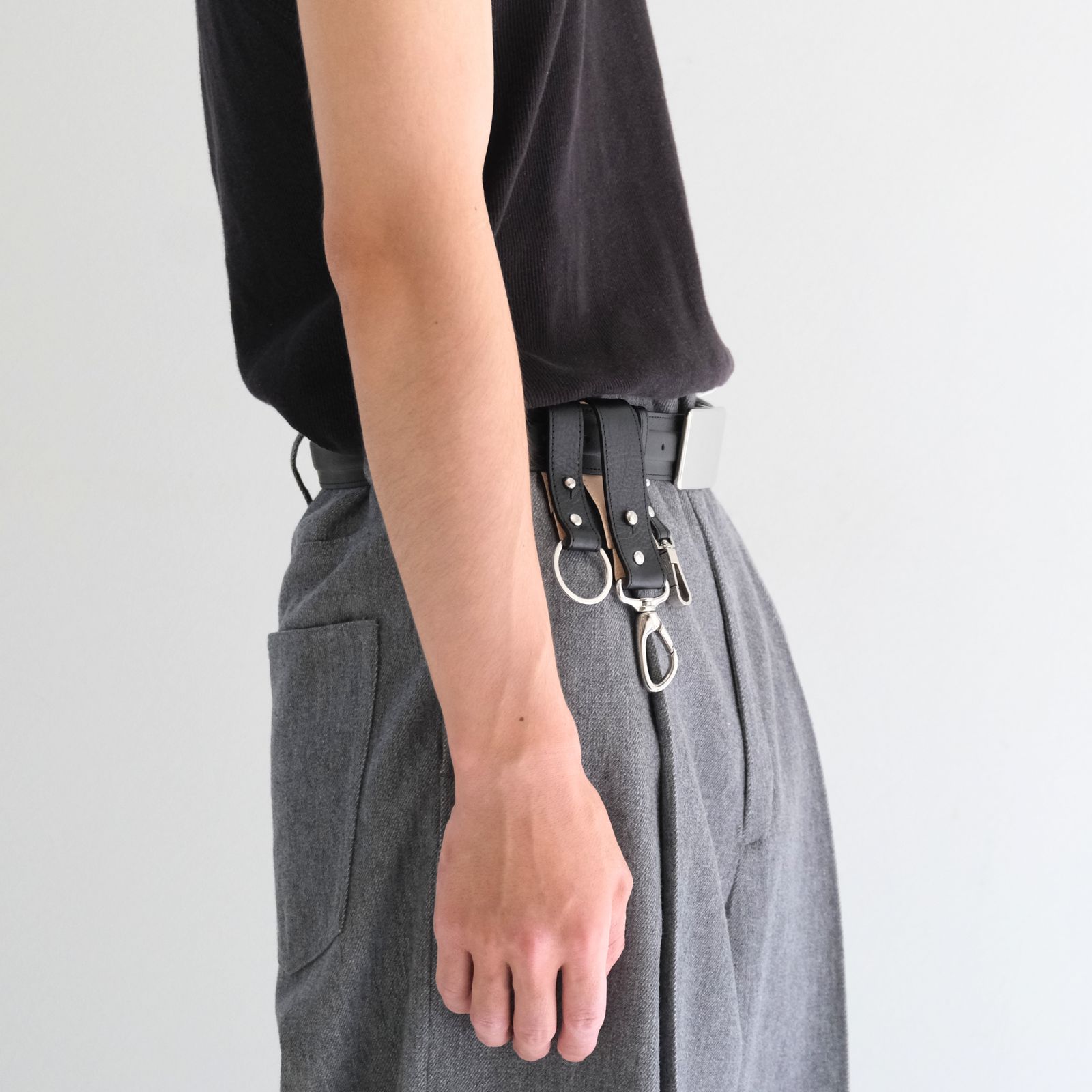 Assorted Leather Holders / アソーテッド レザー ホルダーズ（Black）