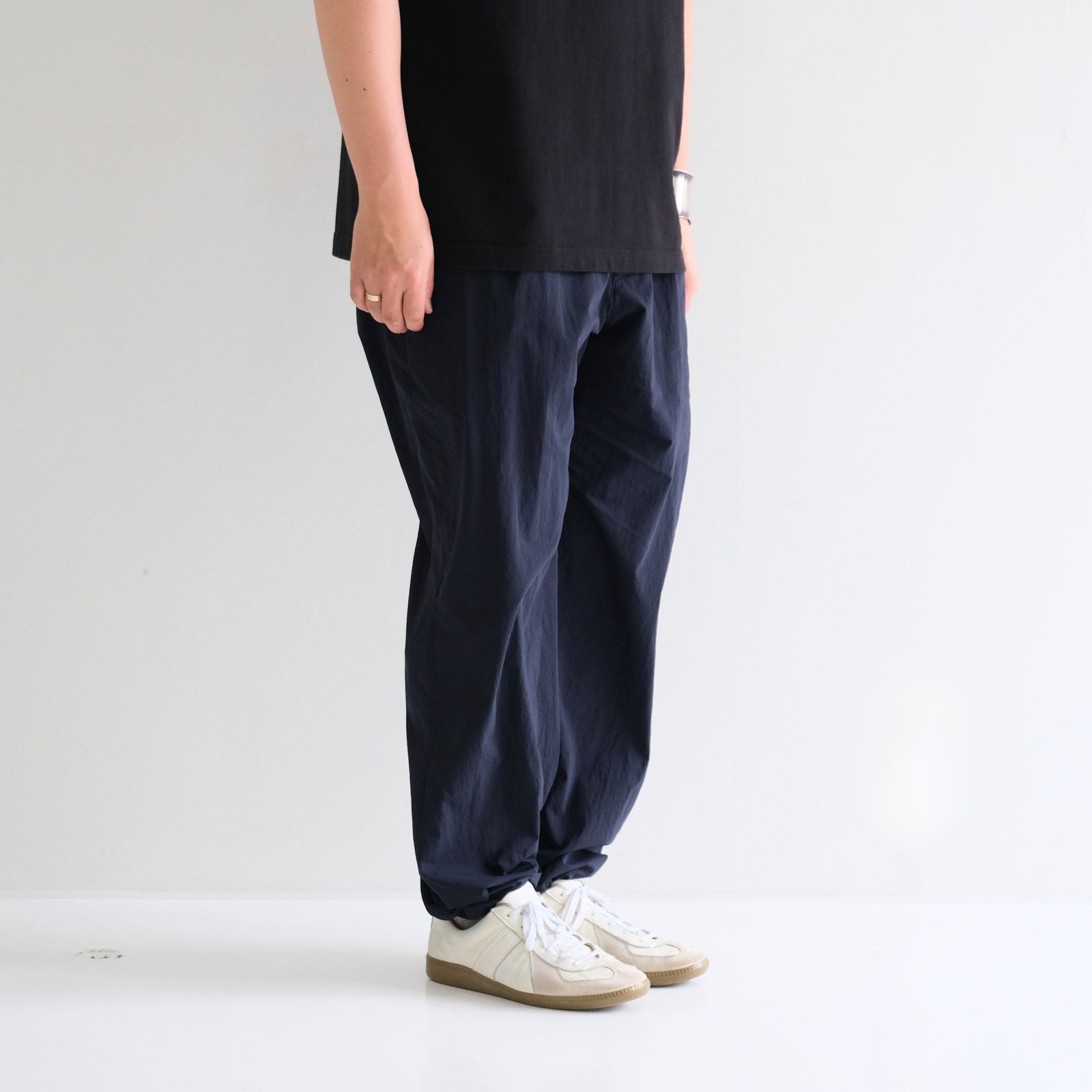 SHIBO NYLON SEASIDE PANTS / ナイロン / NAVY